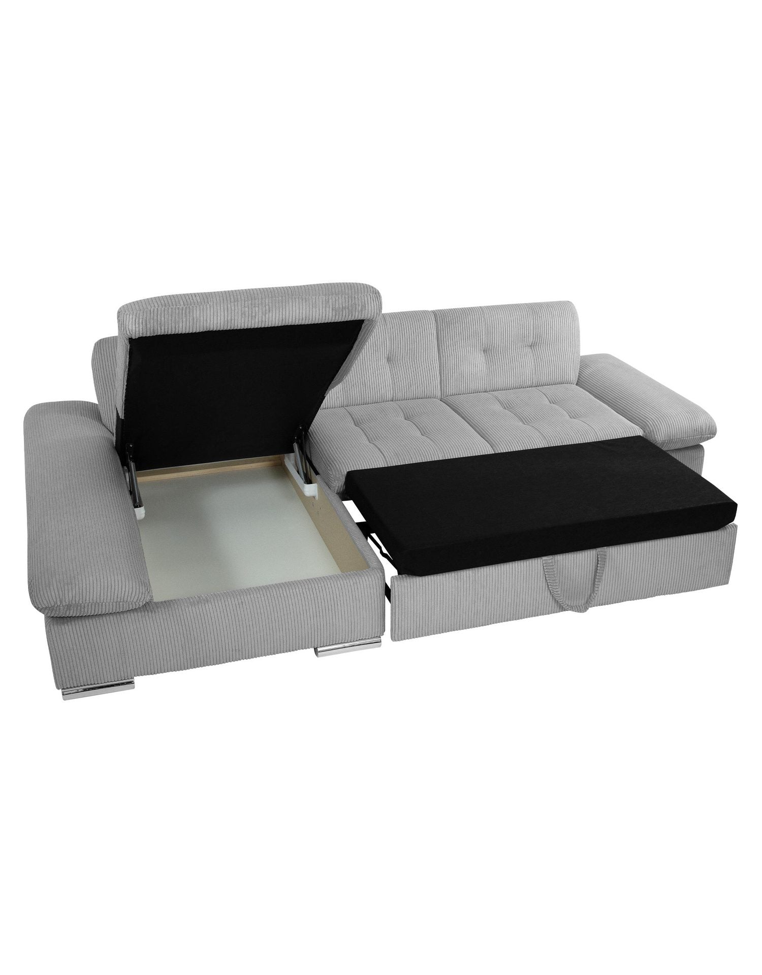 Cord Ecksofa MALWI in Creme - Produktansicht 6