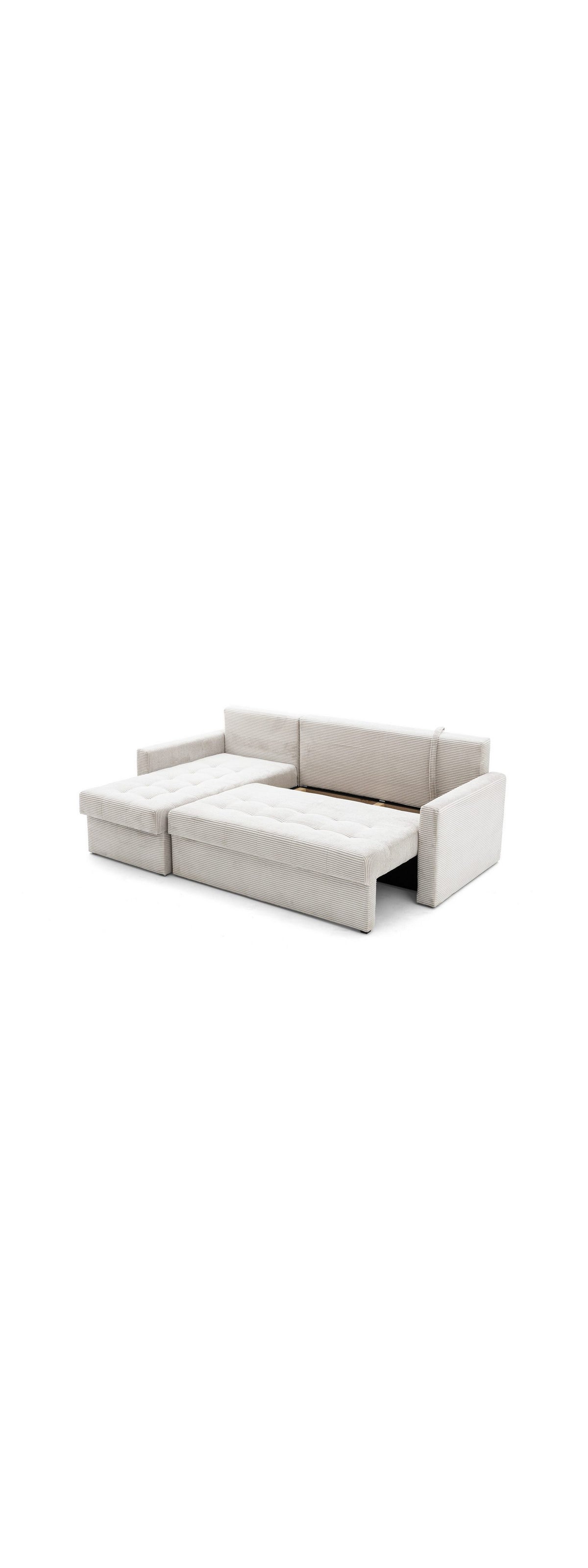 Ecksofa PULA seitlich mit breiter Armlehne
