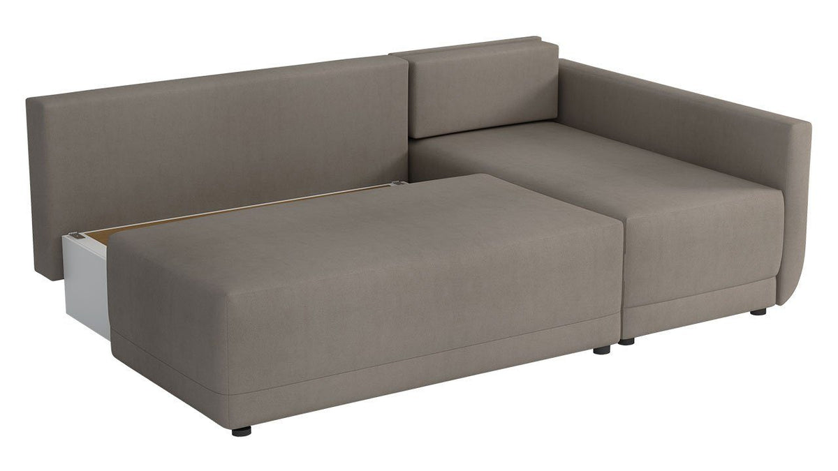 Cord Ecksofa NESTOR in Poso 01 Seitenansicht