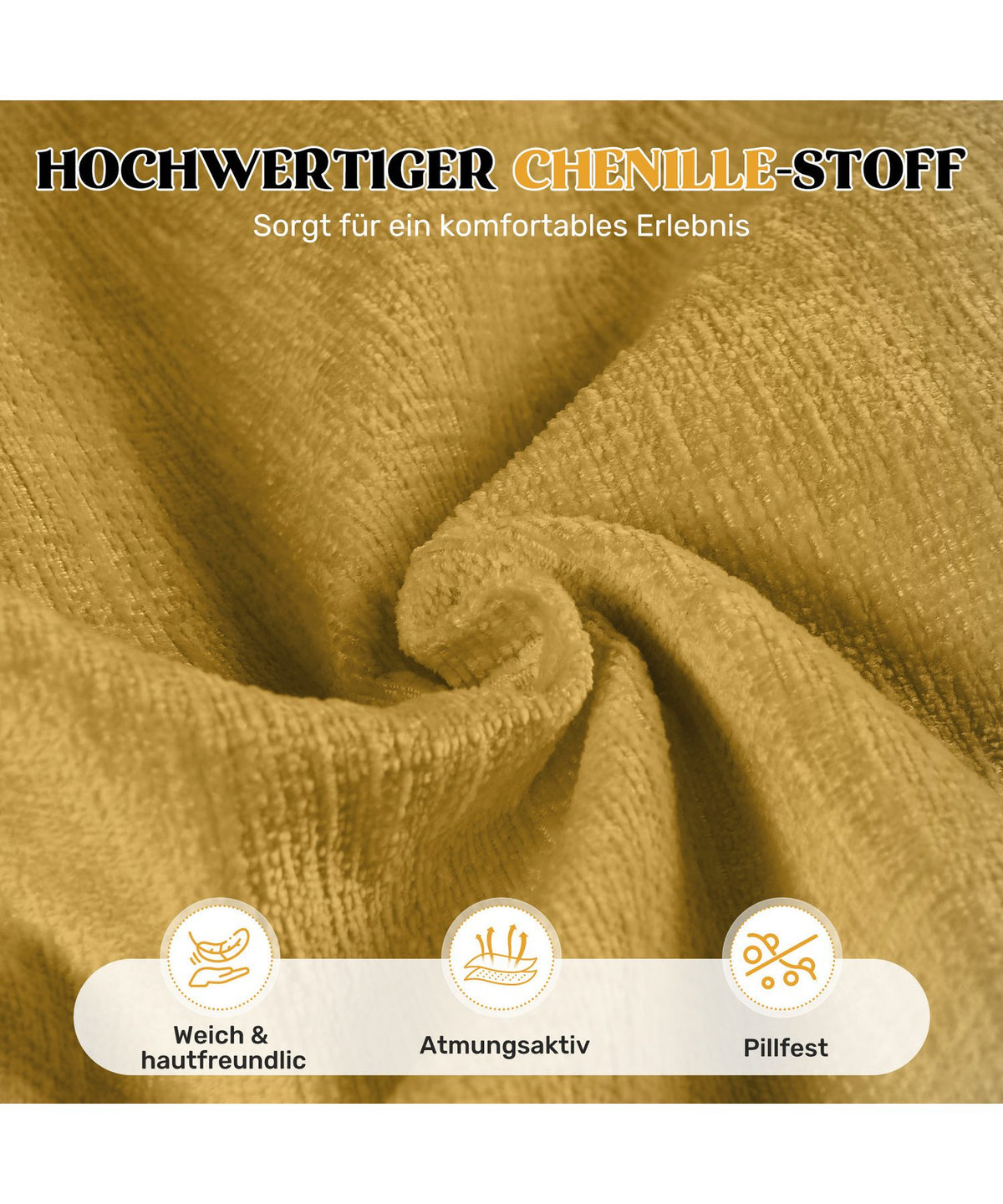 Cord Ecksofa modulares Design in der Seitenansicht