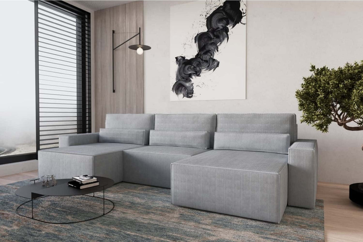 Cord Wohnlandschaft Brazil Mini in U-Form seitliche Ansicht