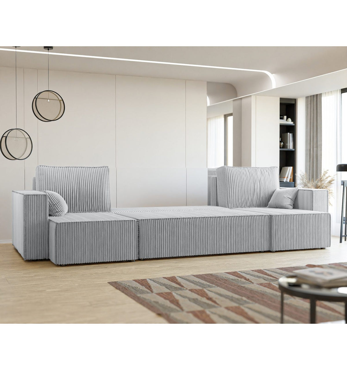 Wohnlandschaft PARIS U von vorne im Wohnzimmer