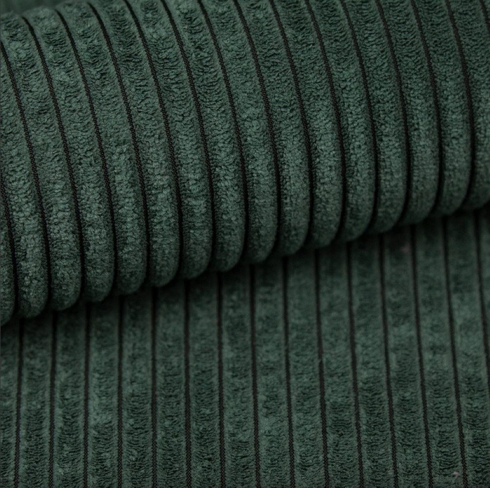 Cord Ecksofa ARIEL XL in Grün Ansicht 6
