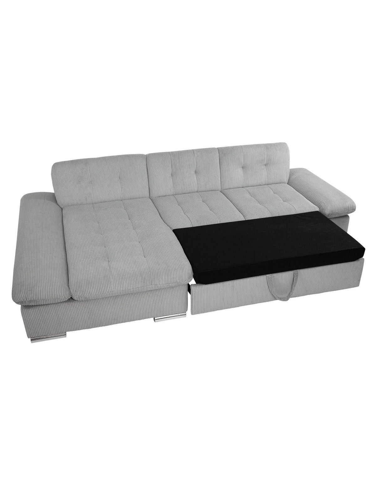 Cord Ecksofa MALWI in Creme - Produktansicht 4