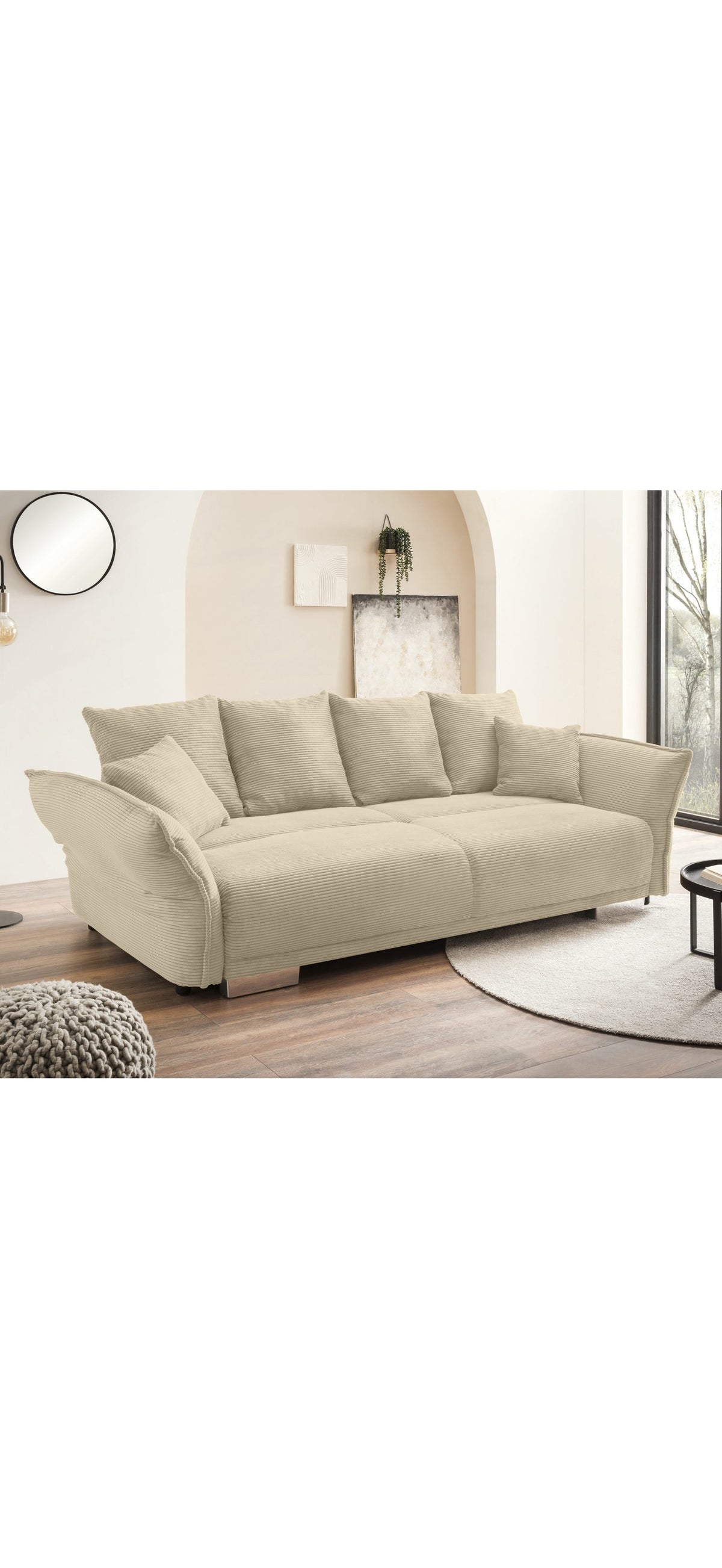 Rasterlos verstellbare Armlehne des Big Sofas 17215