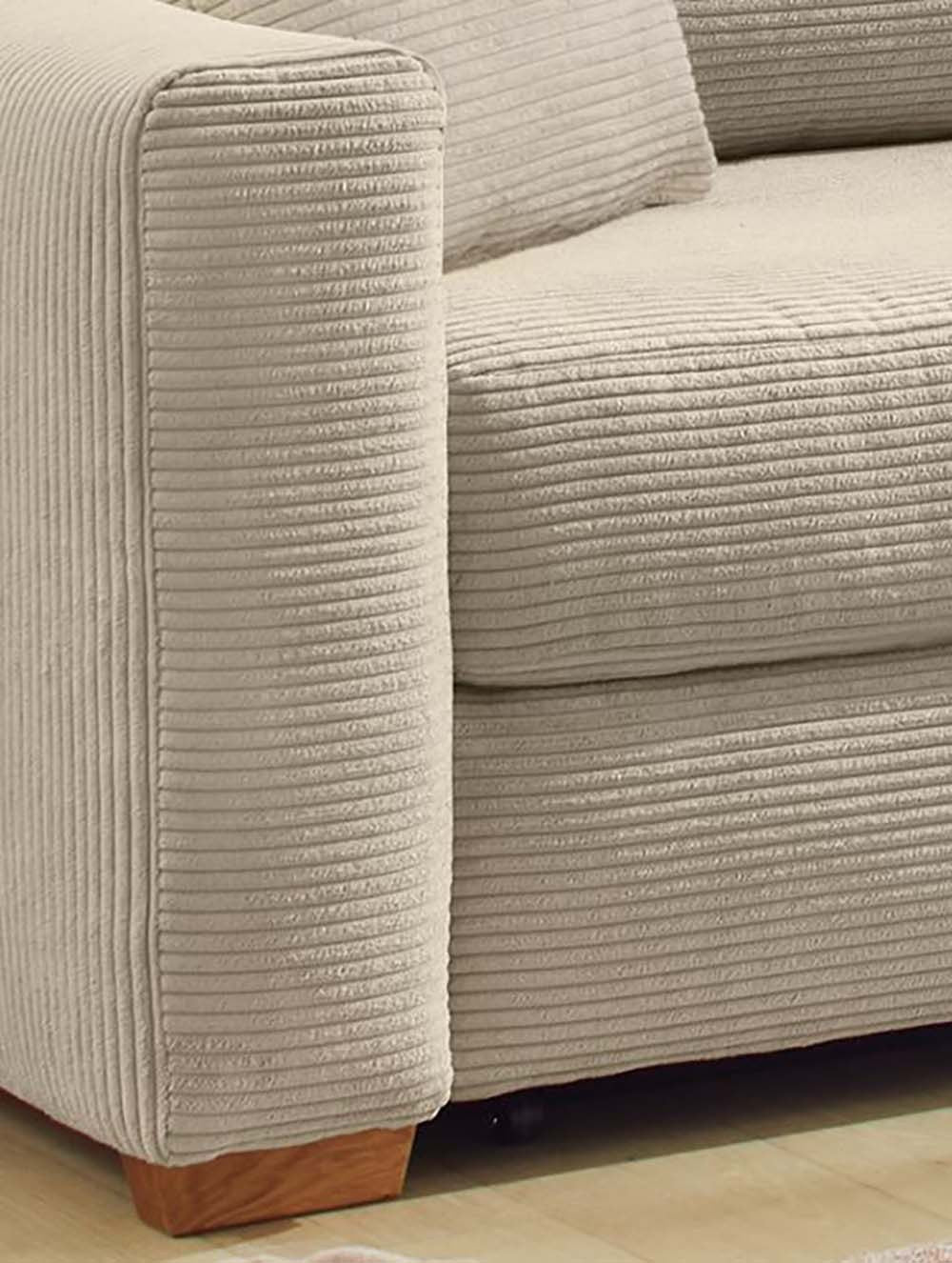 Cord Schlafsofa MICHA Detailansicht Cordbezug