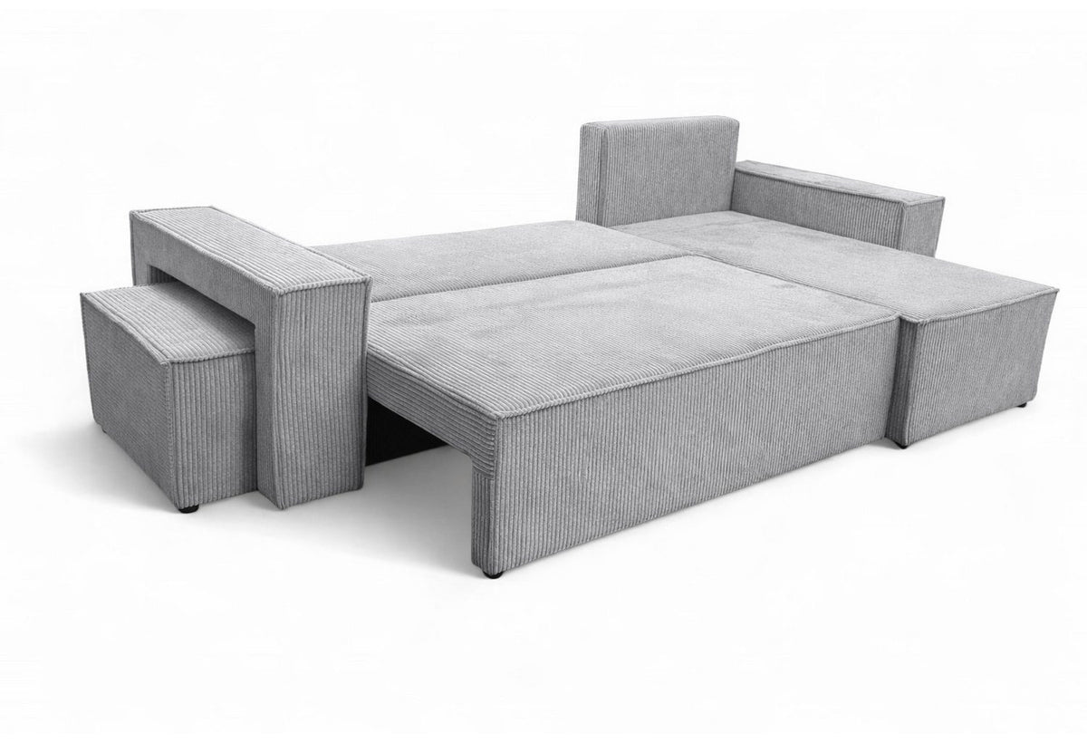 Ecksofa BEST L mit ausgeklappter Liegefläche