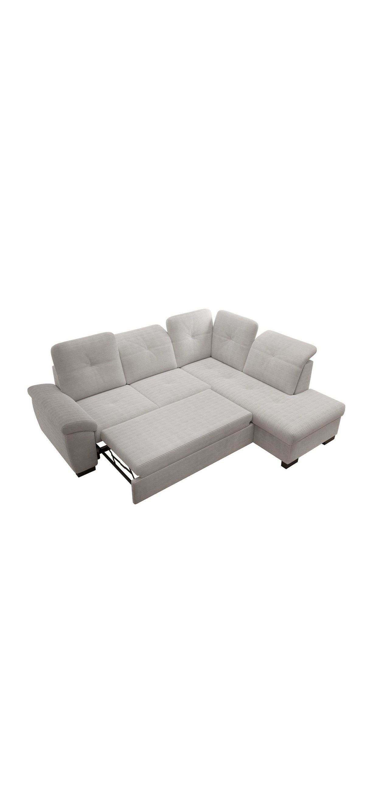 Verstellbare Kopfstützen des Ecksofas DUARTE