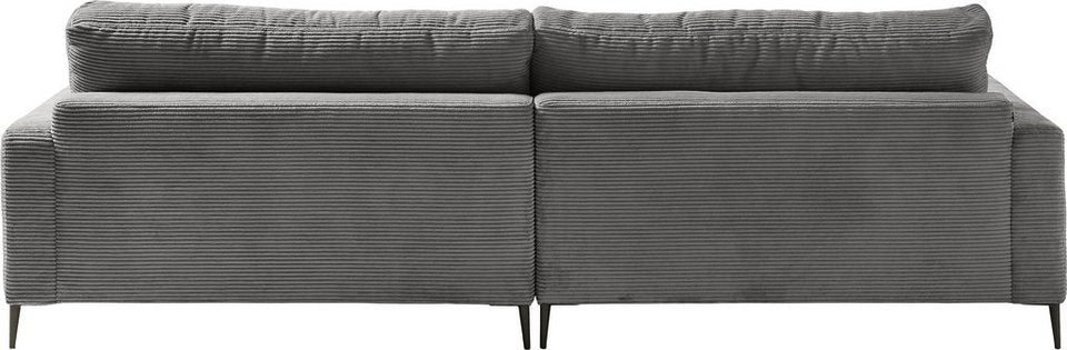 Recamiere des Ecksofas DOWNTOWN in Dunkelgrau