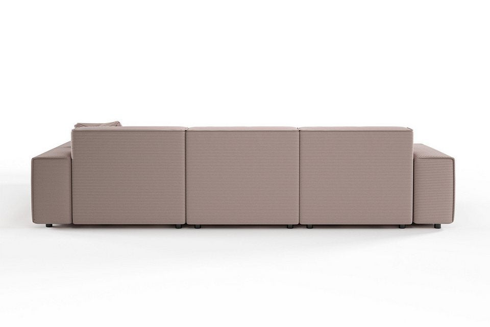 Kunststoffgleiter und Fuß des Ecksofas RANI