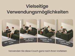 Modulares Cord Ecksofa VASAGLE im Wohnzimmer