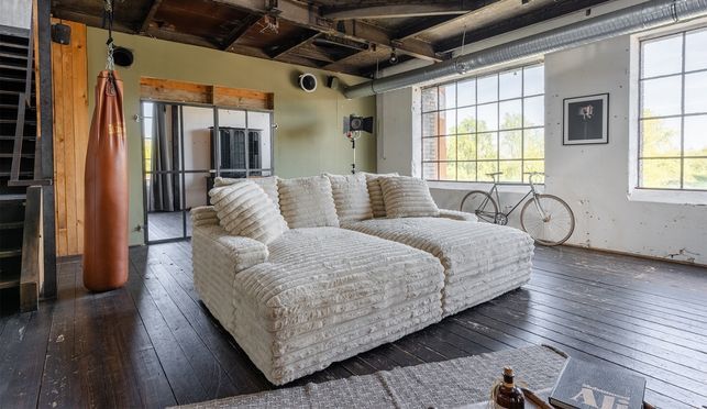 Big Sofa CADY aus Megacord im Wohnzimmer