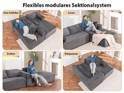 Flexibles modulares L-Form-Design aus zwei Teilen