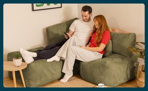 Module des Cord Ecksofas NOA frei kombiniert