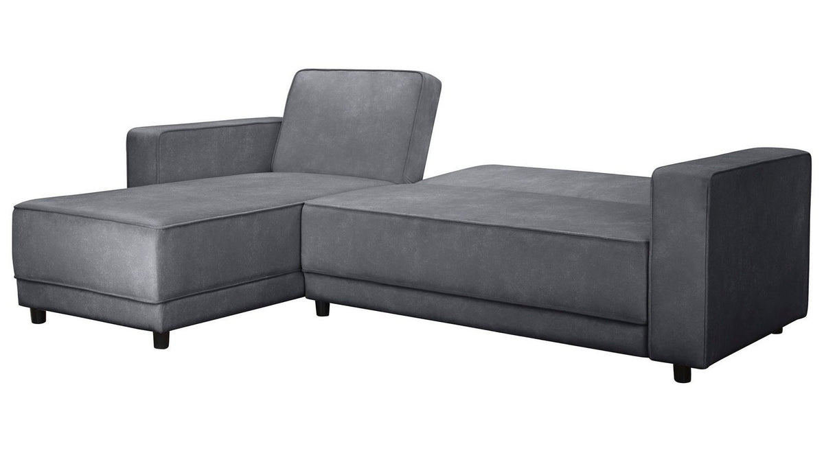 Verstellbare Rückenlehne des Cord Ecksofas ALLIE