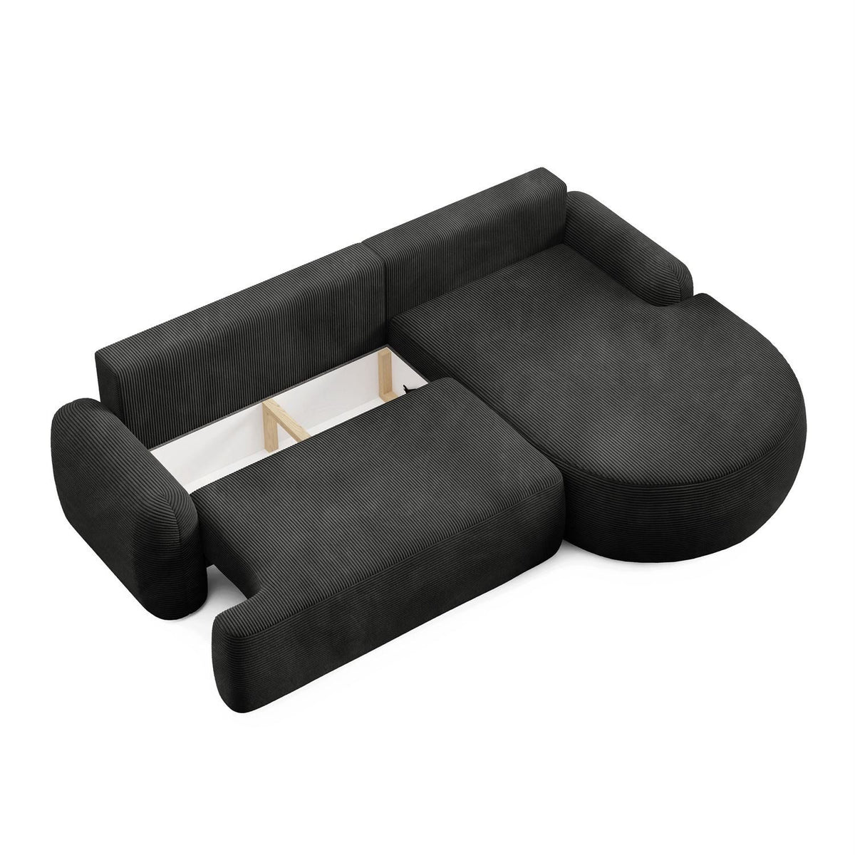 Cord Ecksofa CLEO Seitenansicht