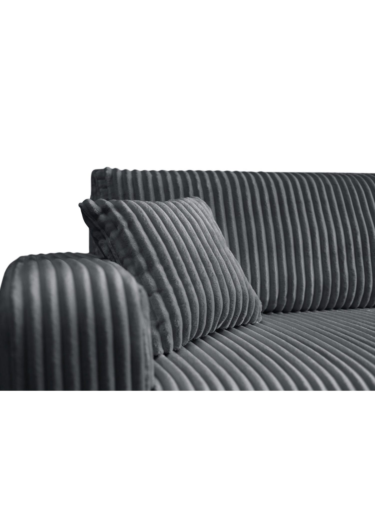 Rückansicht des freistehenden Ecksofas PRESTIGE SOFT