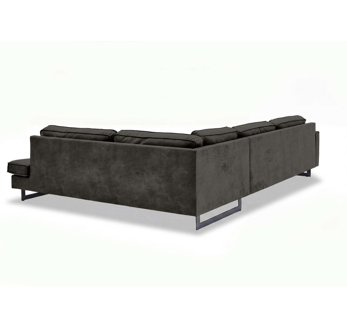 Cord Ecksofa PINTO Sitzflaeche mit losen Kissen