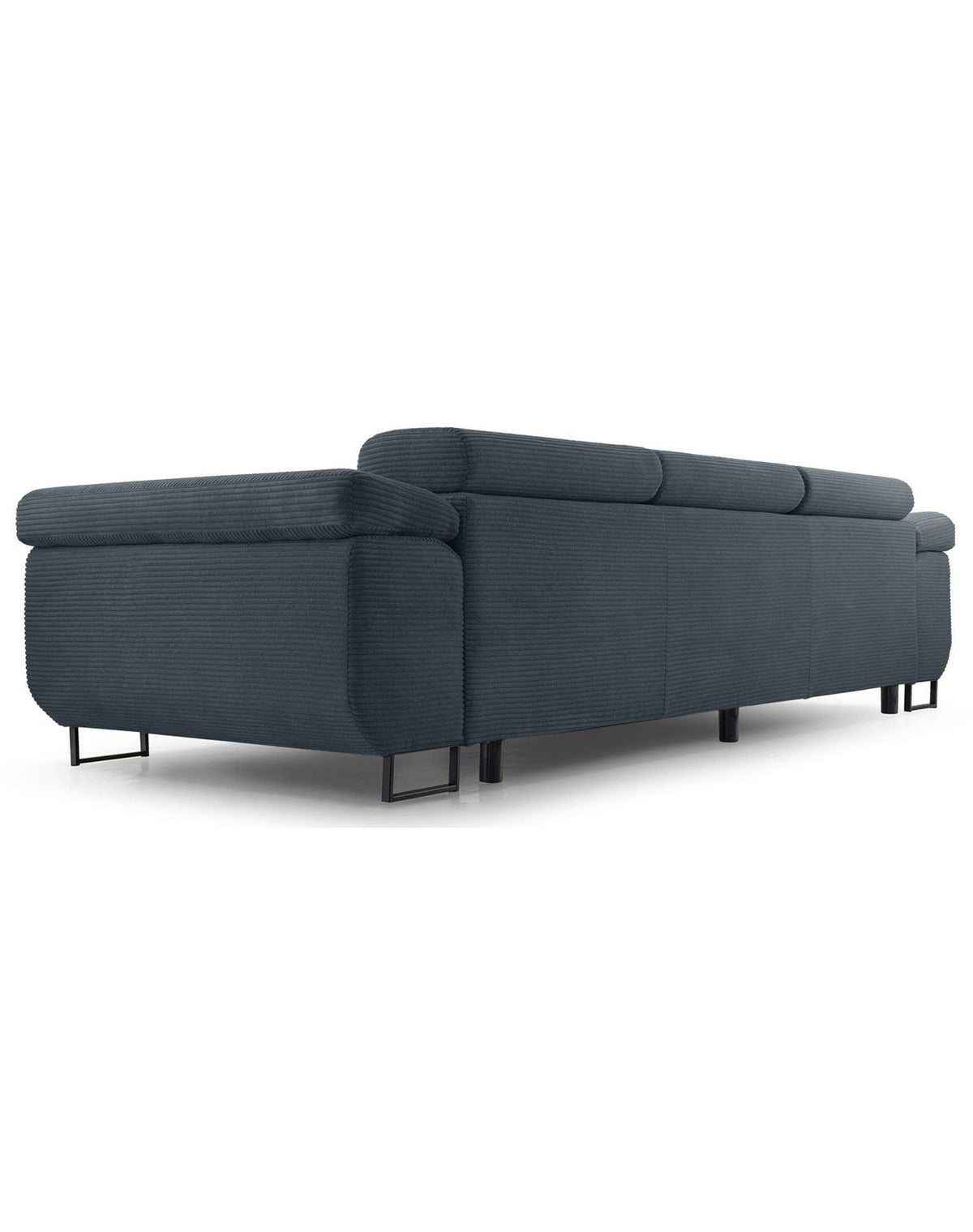 Cord Schlafsofa CAPURSO mit ausgeklappter Liegefläche