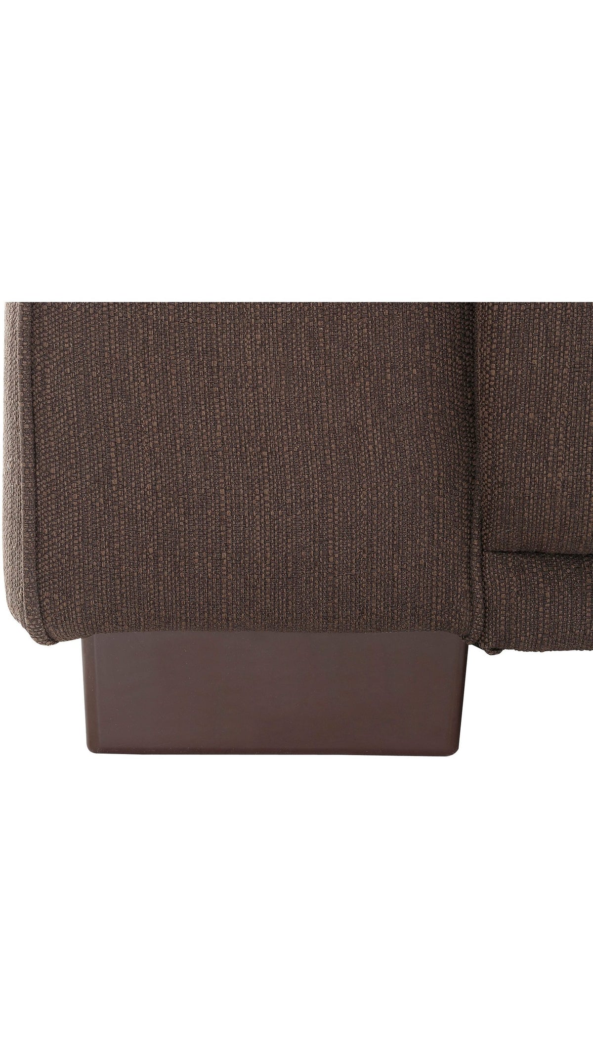 Cord Ecksofa BORNHOLM mit Recamiere links im Wohnzimmer