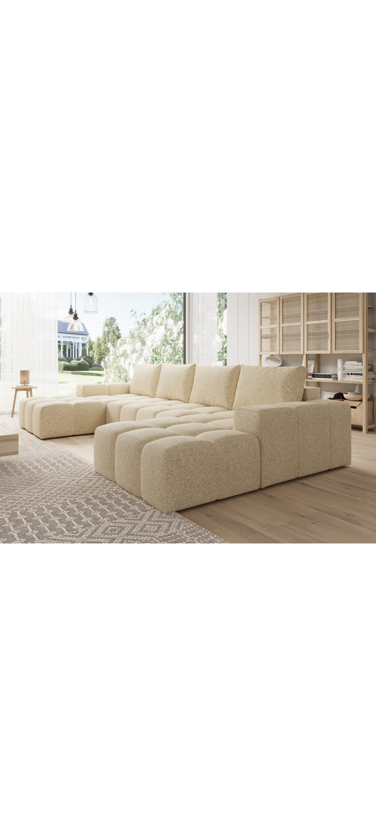 Cord Wohnlandschaft CENTO im Wohnzimmer aufgestellt