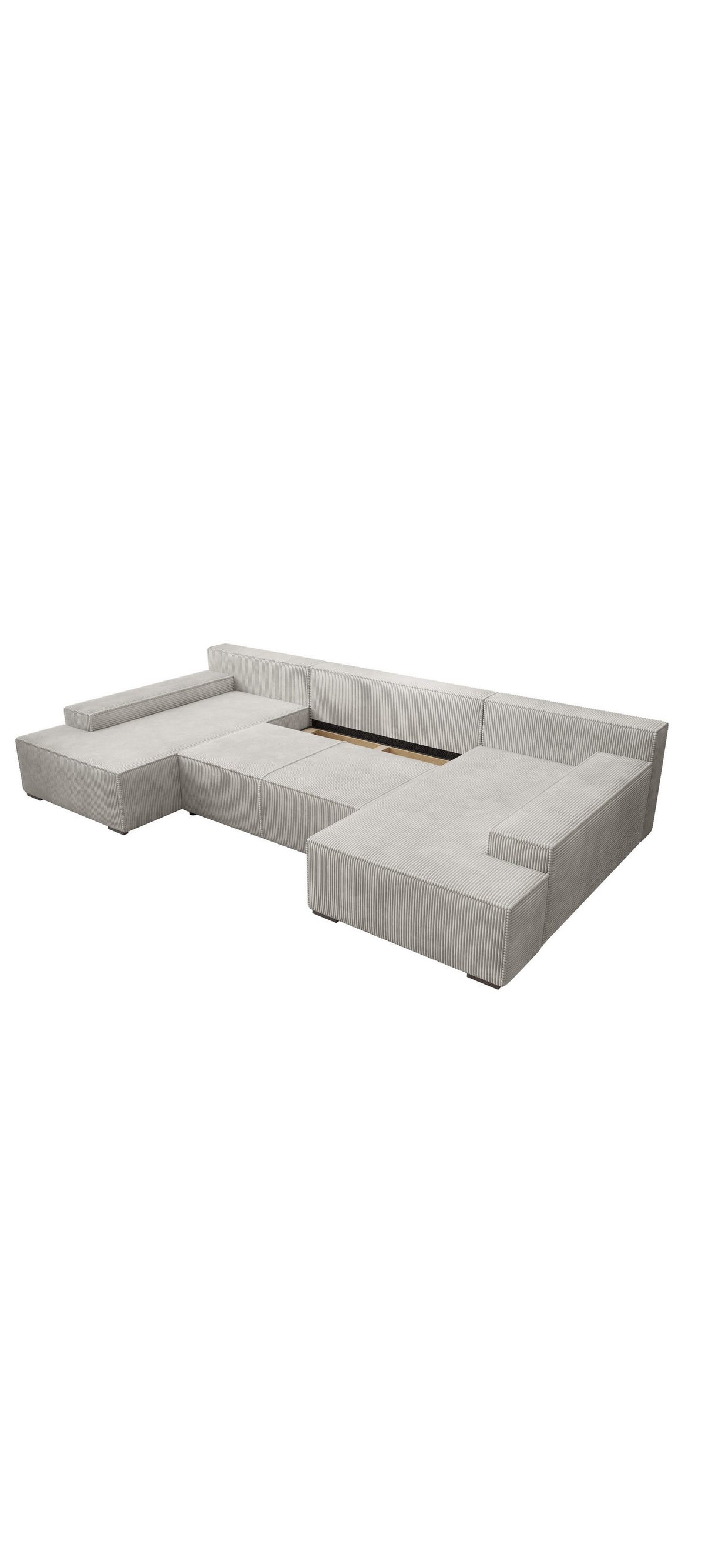 Cord Wohnlandschaft MILO in Beige Seitenansicht