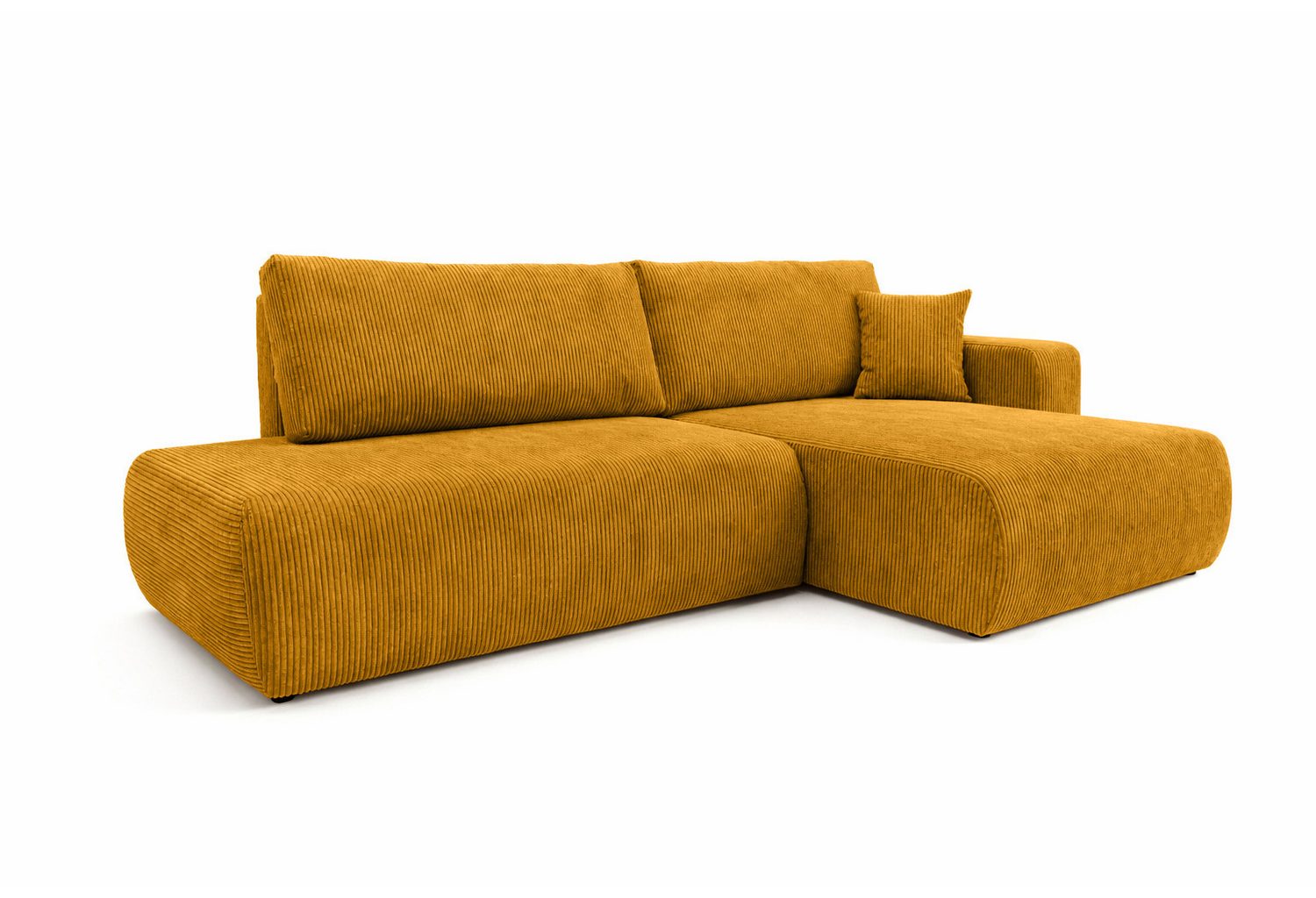 Schlaffunktion des Ecksofas OPEN XL ausgeklappt