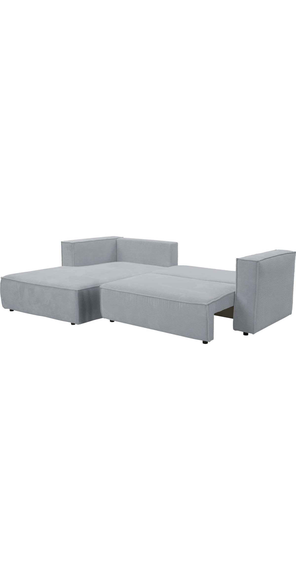 Bettkasten des Cord Ecksofas ATLANTA-NEW