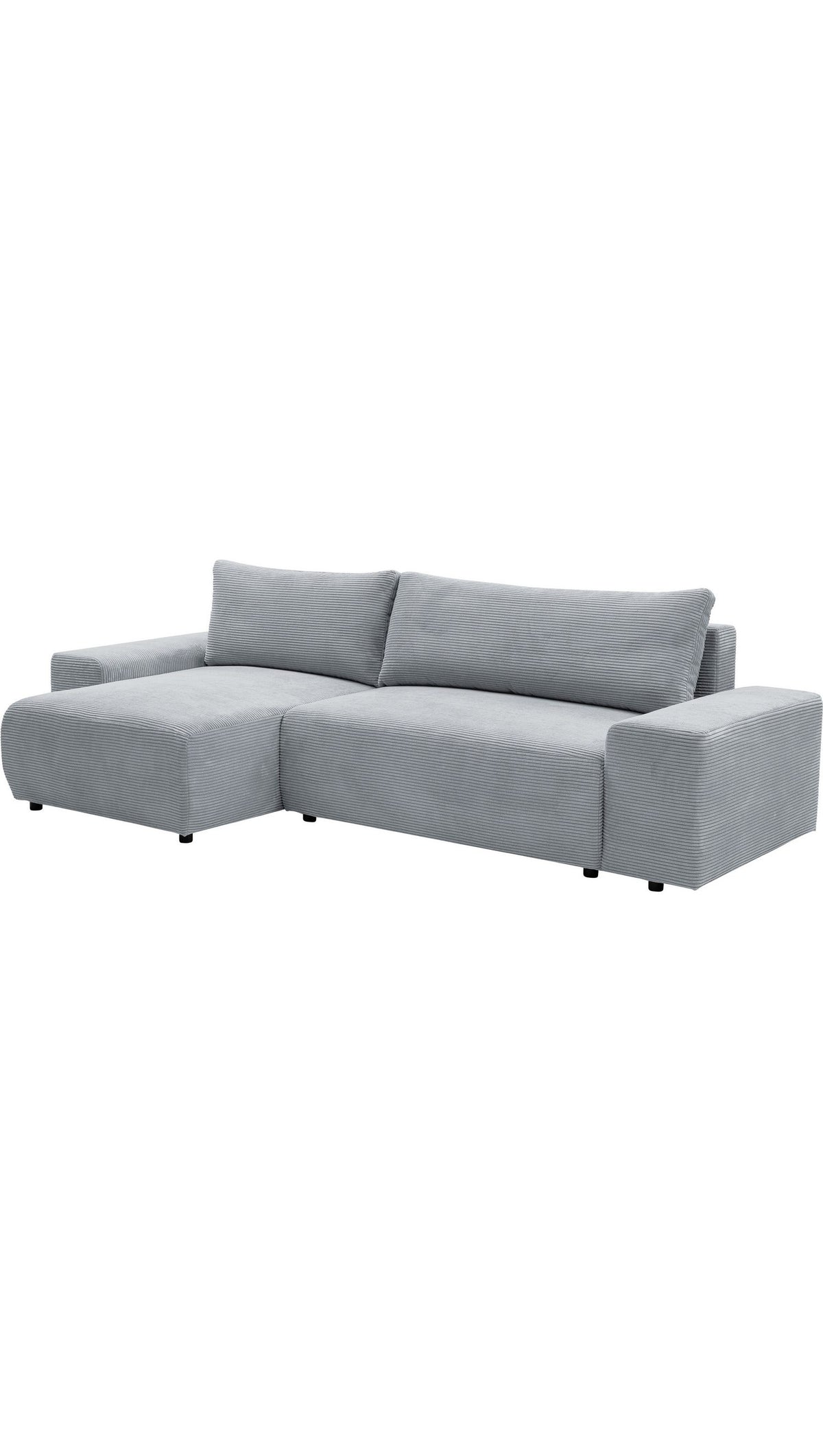 Ecksofa AMSTERDAM mit geöffneter Schlaffunktion