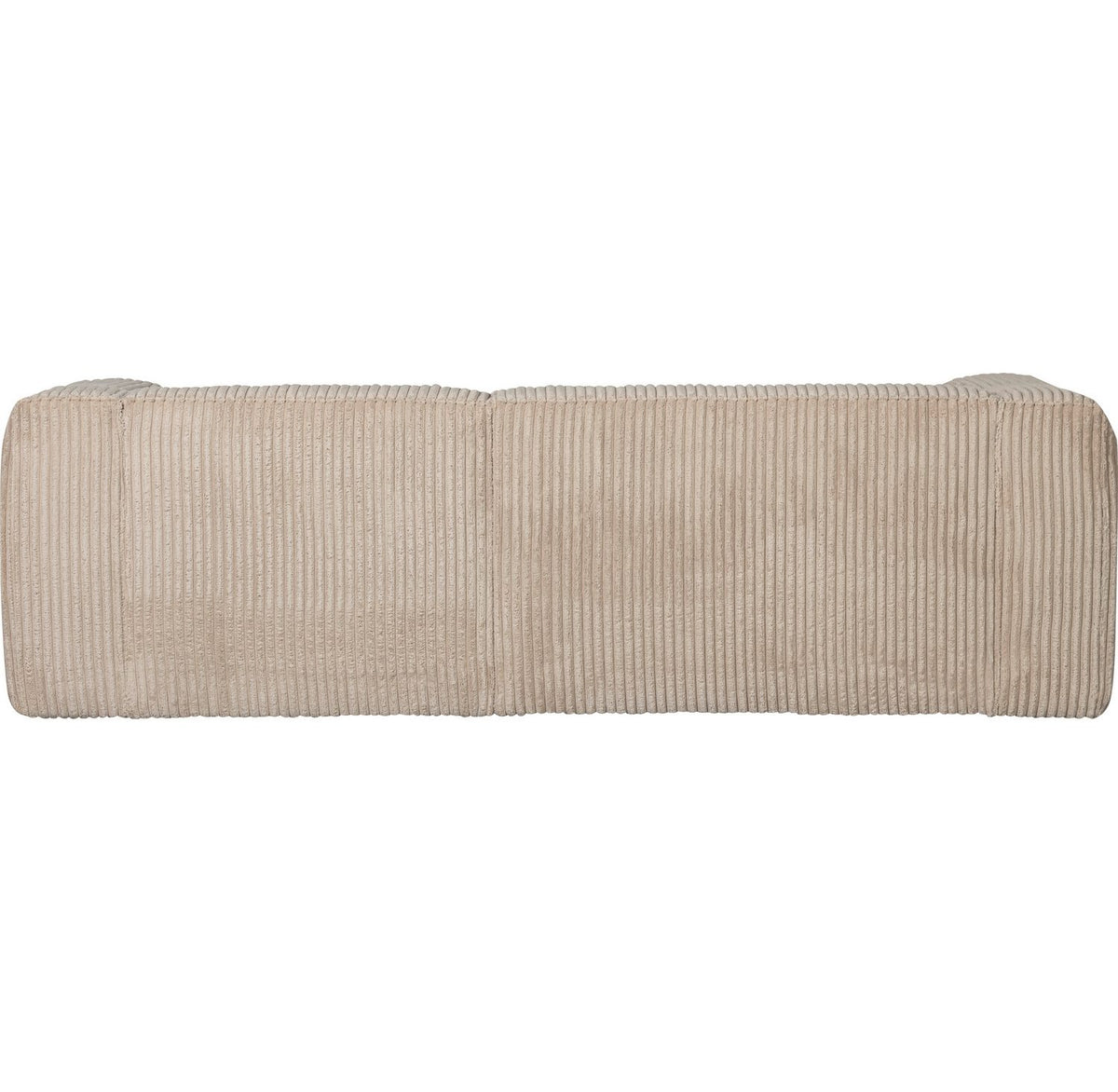 Cord Ecksofa BEAN im Wohnzimmer mit niedriger Rückenlehne