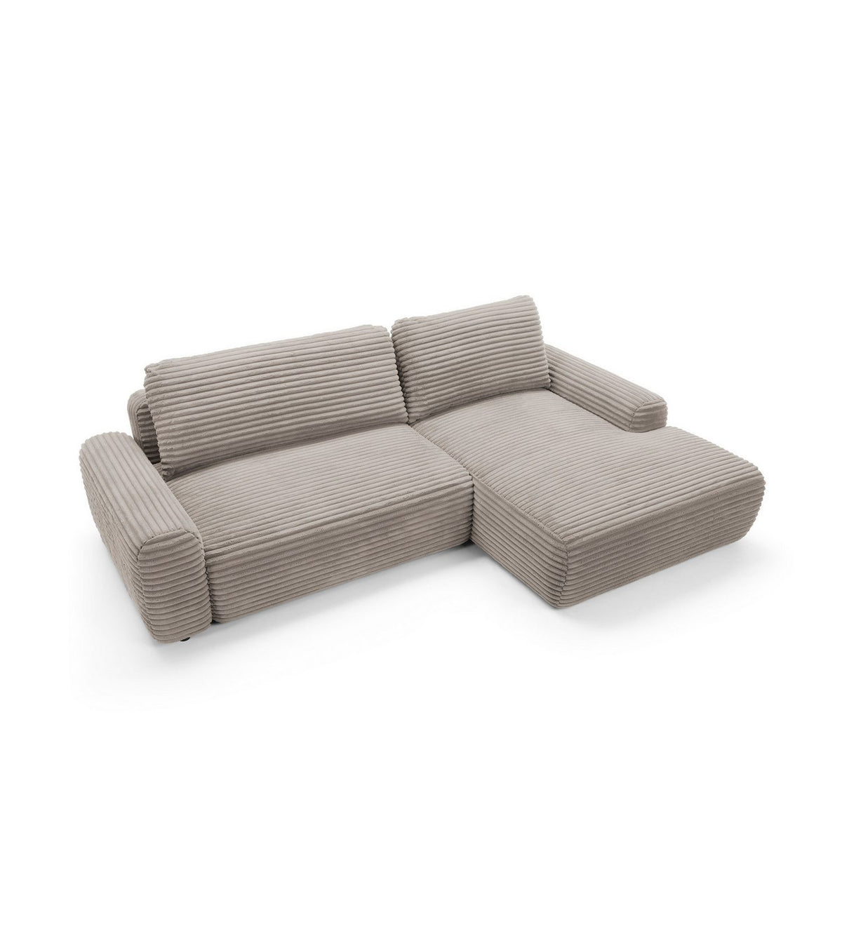 Ecksofa CORD mit ausgezogener Liegeflaeche