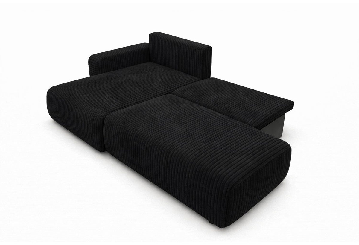 Cord Ecksofa OPEN XL Nahaufnahme des Cordstoffs Tilia