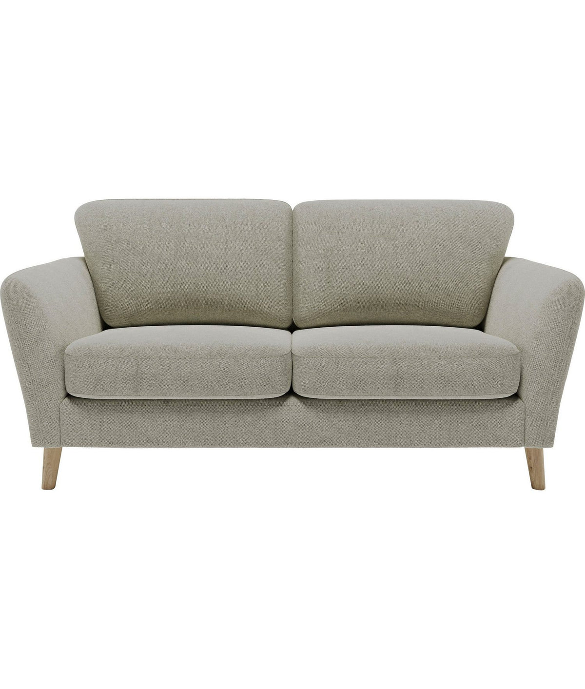 Cord Sofa MARSEILLE in Beige in der Frontansicht