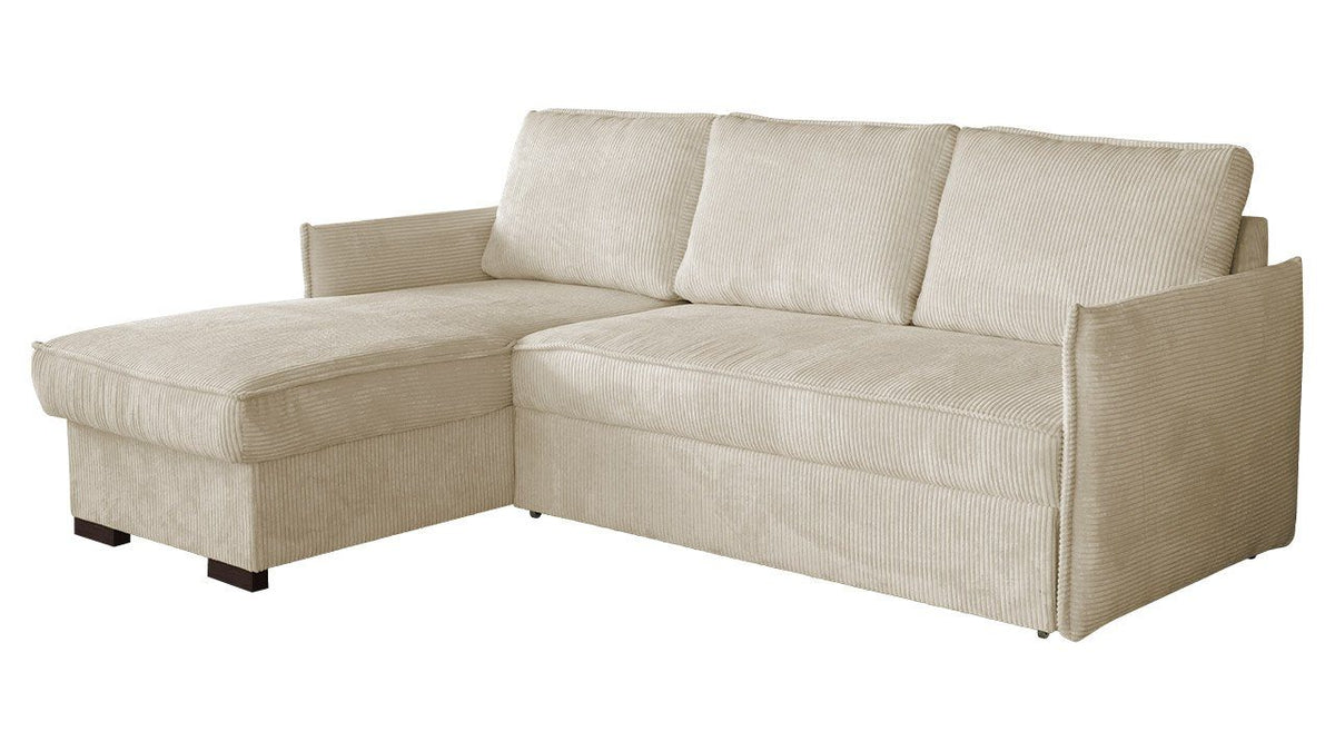 Cord Ecksofa MEGAN in Poso 100 Gesamtansicht