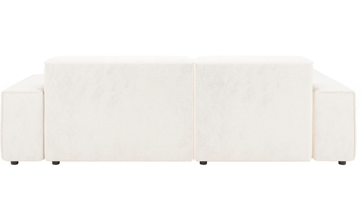 Cord Ecksofa GLIMMINGE Ansicht der L-Form