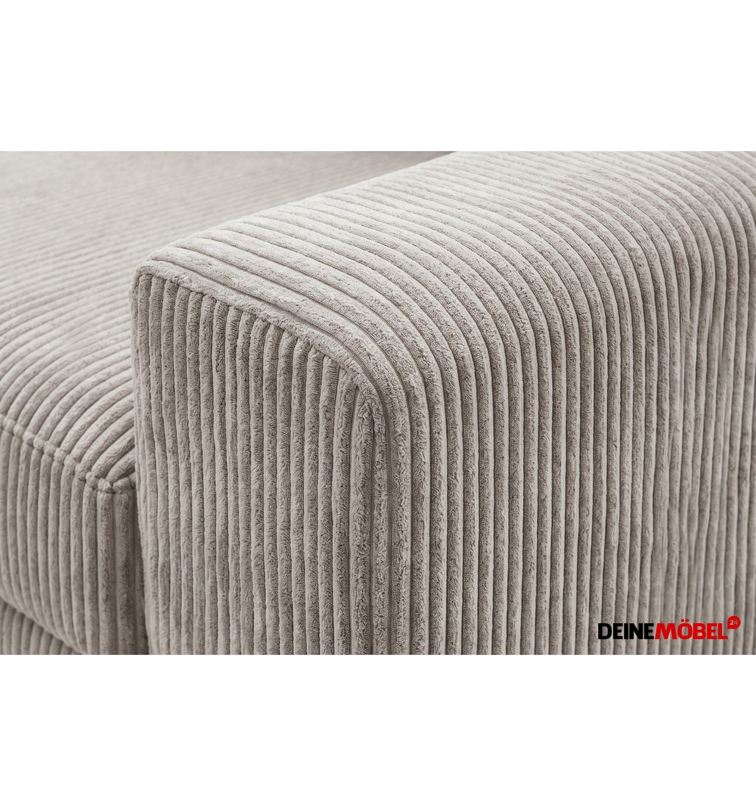 Cord Ecksofa CORD-L MINI in Anthrazit - Produktansicht 4
