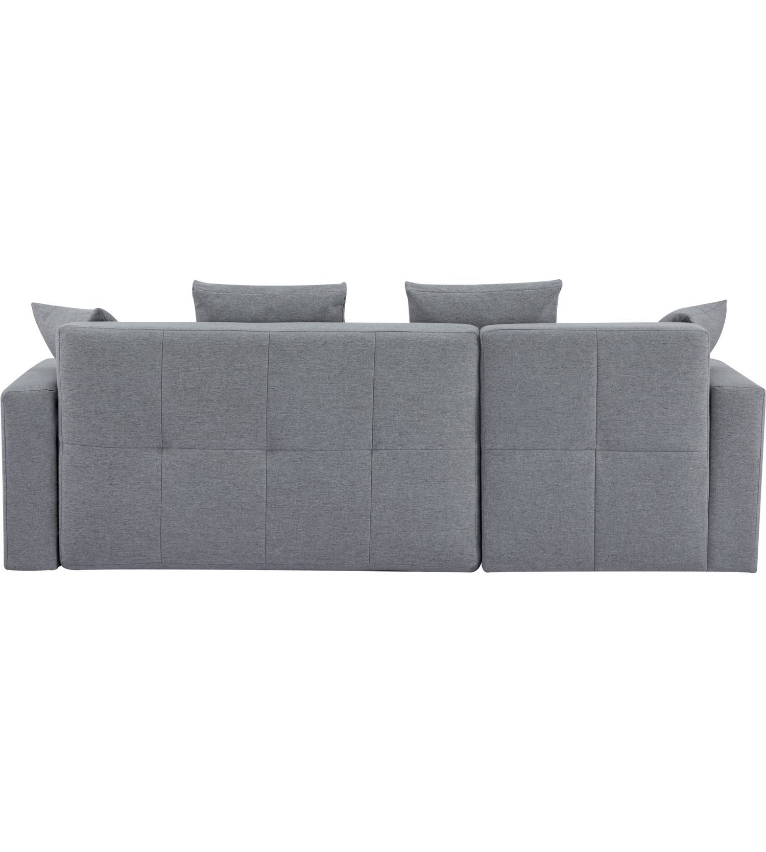 Ecksofa KILLAM in Grau von vorne