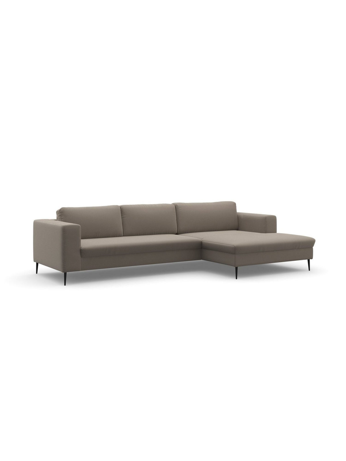 Lose Rückenkissen des Cord Ecksofas MODICA