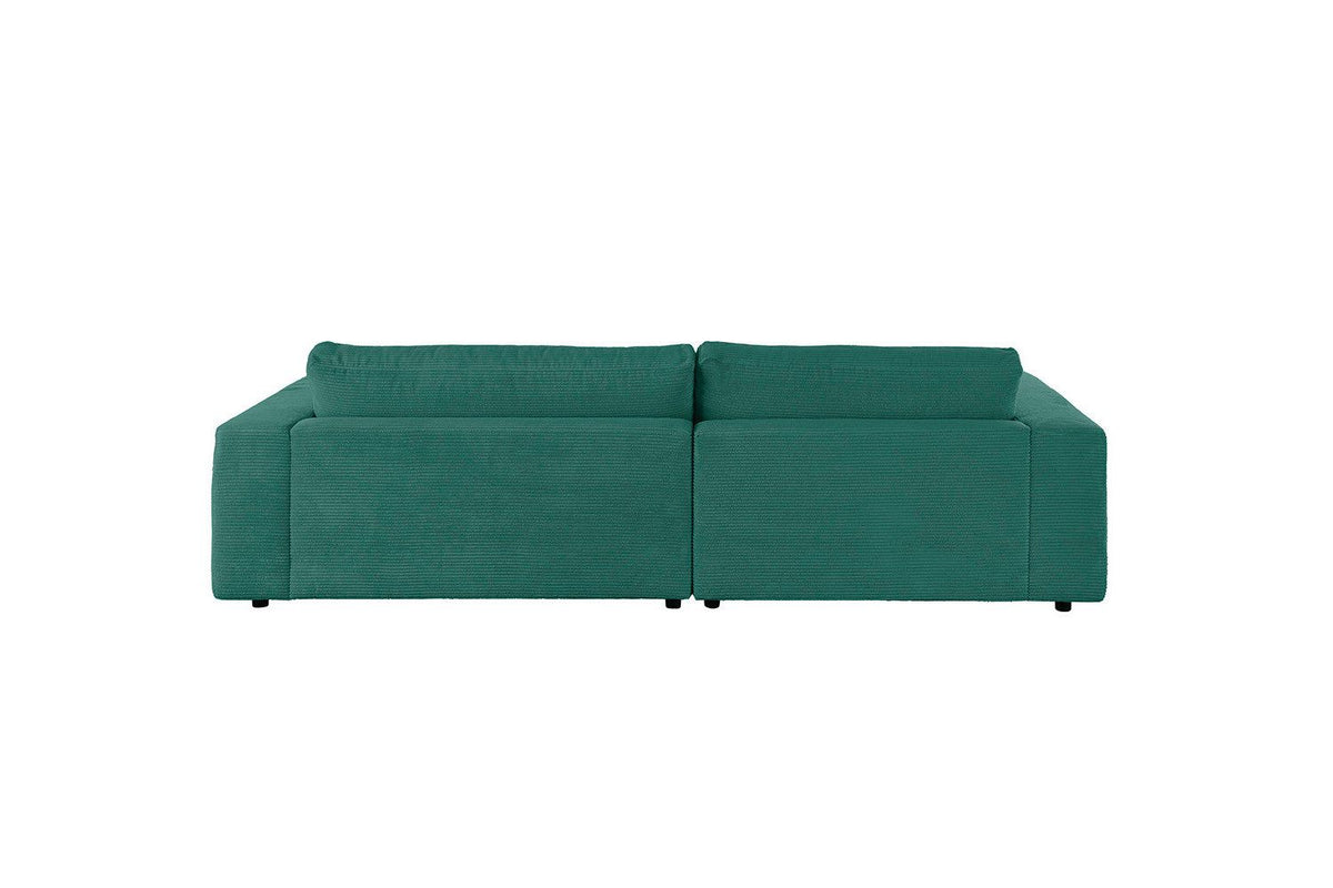 Cord Ecksofa MADELINE Longchair von oben