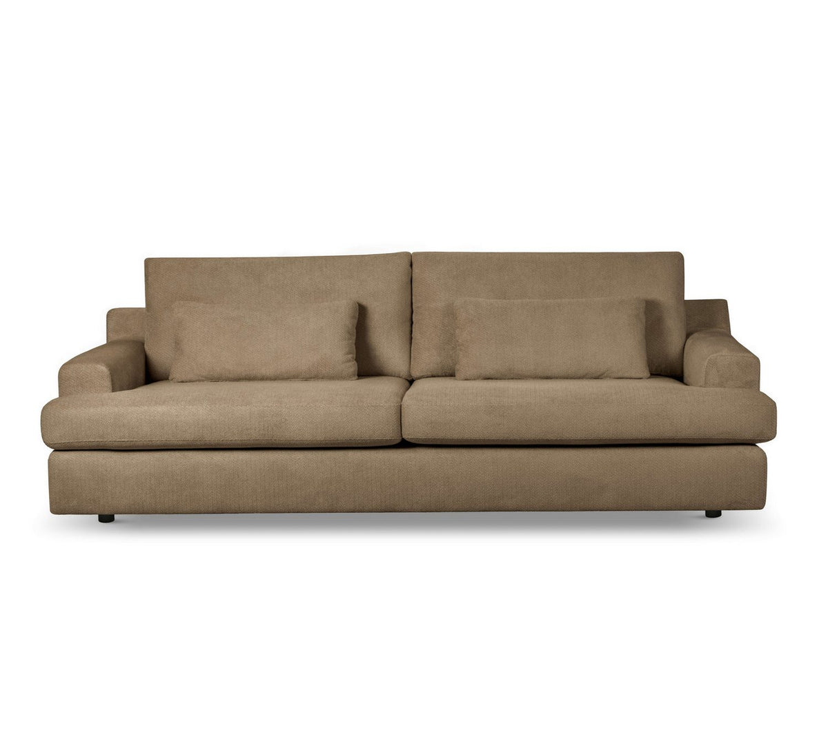 Big Sofa EVELLE aus Breitcord in Braun Ansicht 2