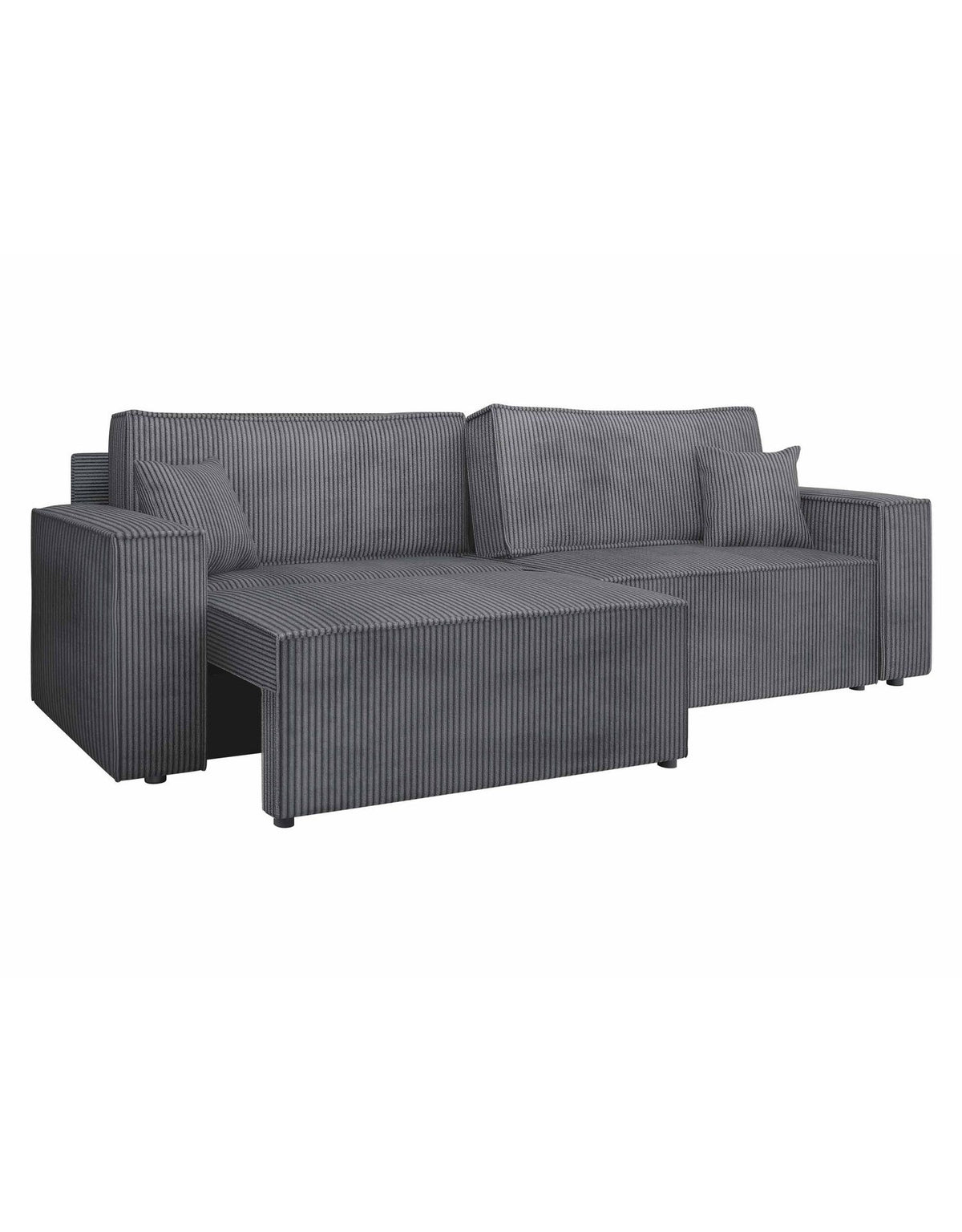 Cord Schlafsofa KARL im Farbton Poso 22 von vorne