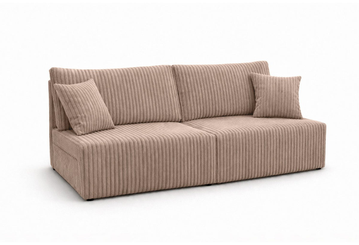 Geöffneter Bettkasten des Schlafsofas MILANO MINI