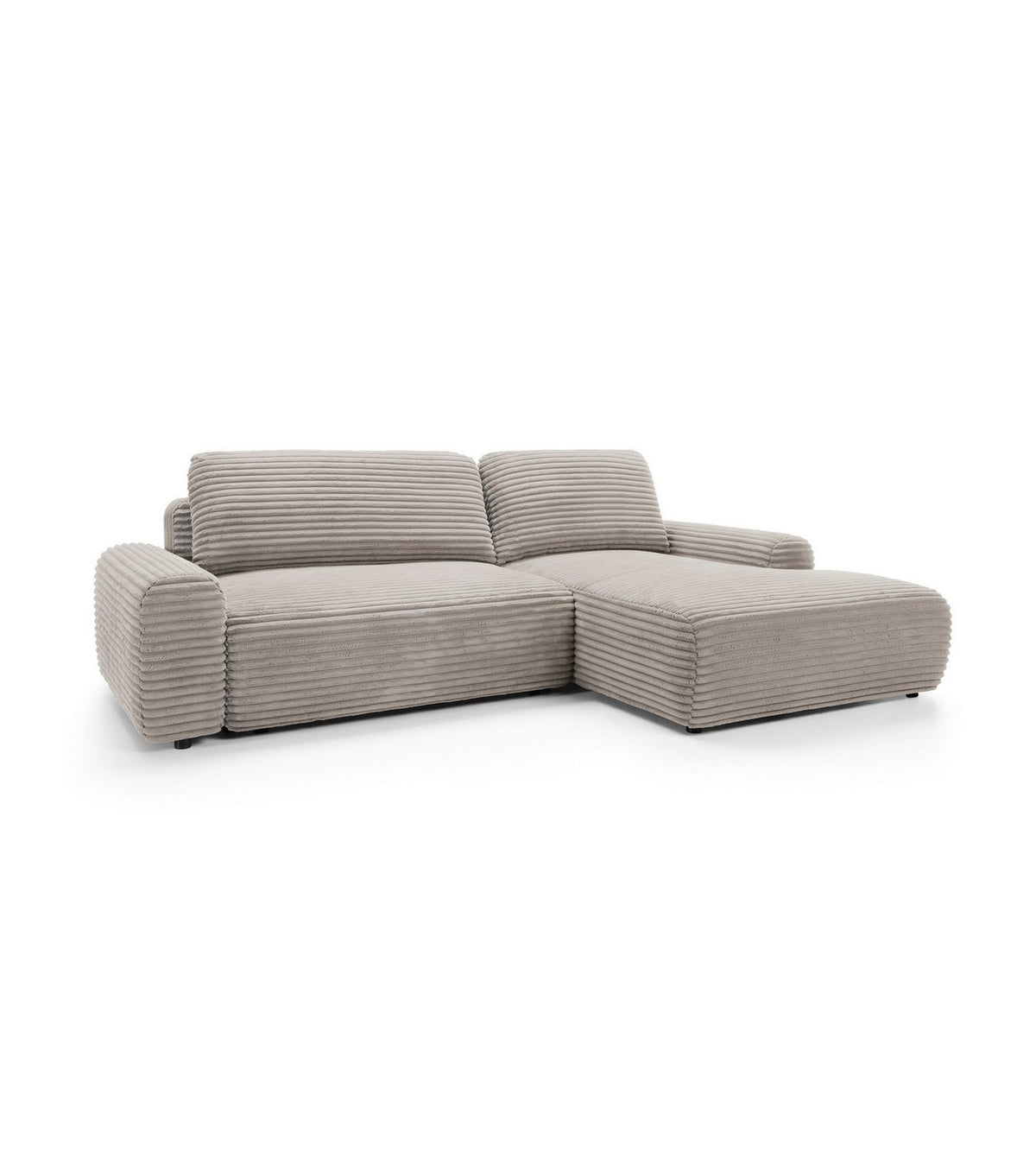 Bettkasten unter der Ottomane des Ecksofas CORD