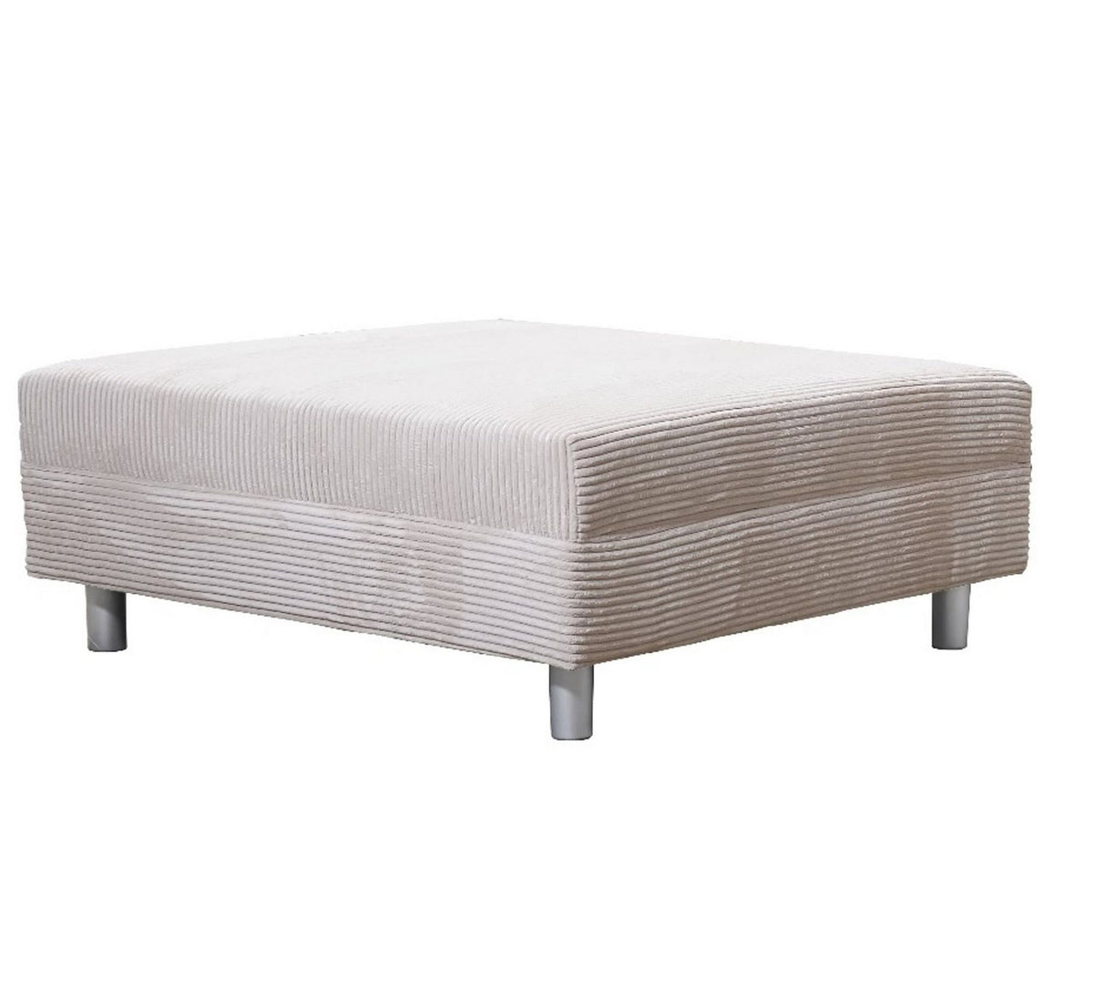 Seitenansicht des Cord Ecksofas MINSK L