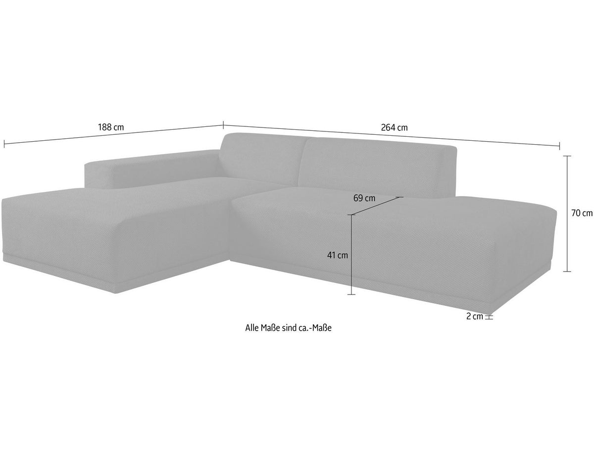 Detailansicht der Armlehne des Cord Ecksofas APOLLO