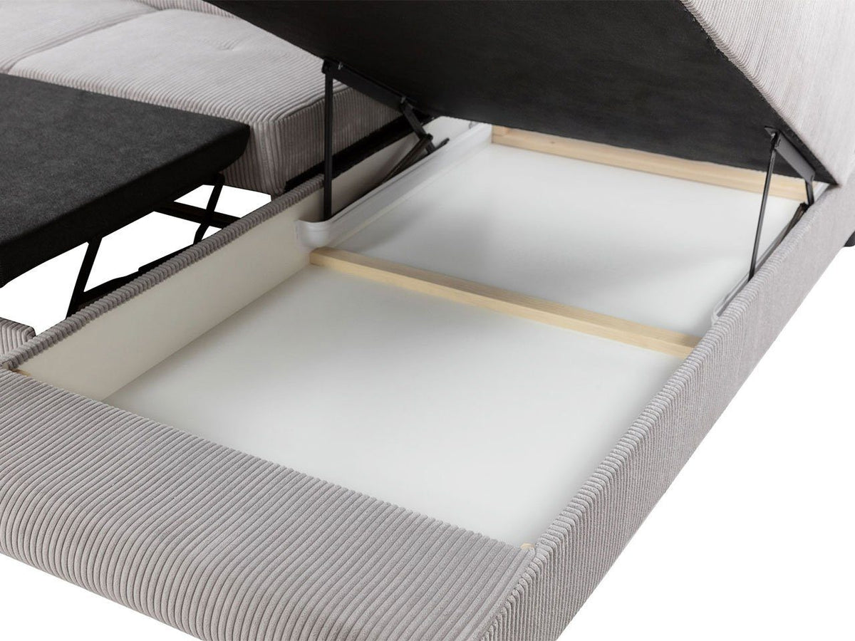 Cord Ecksofa TOREZIO Nahaufnahme des Cordbezugs