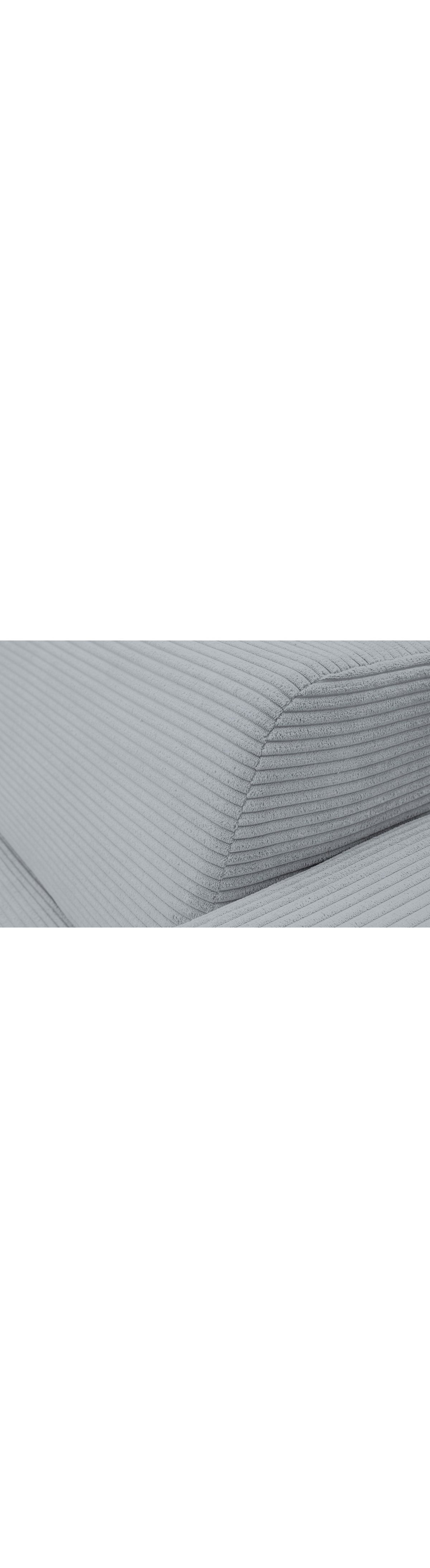 XXL-Ottomane des Cord Ecksofas ZEUS-XL