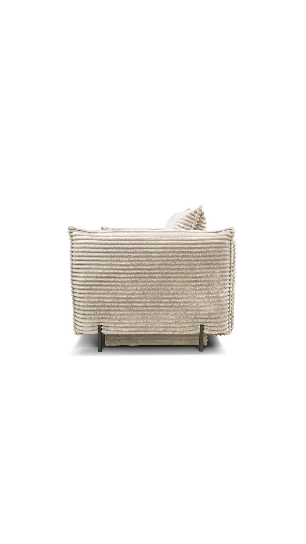 Schlafsofa AMALFI in Ivory im Wohnzimmer