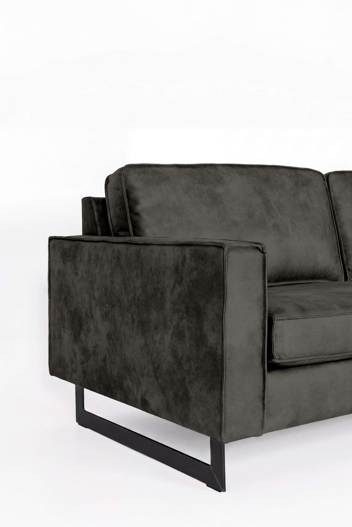 Lose Rückenkissen des Cord Ecksofas Pinto
