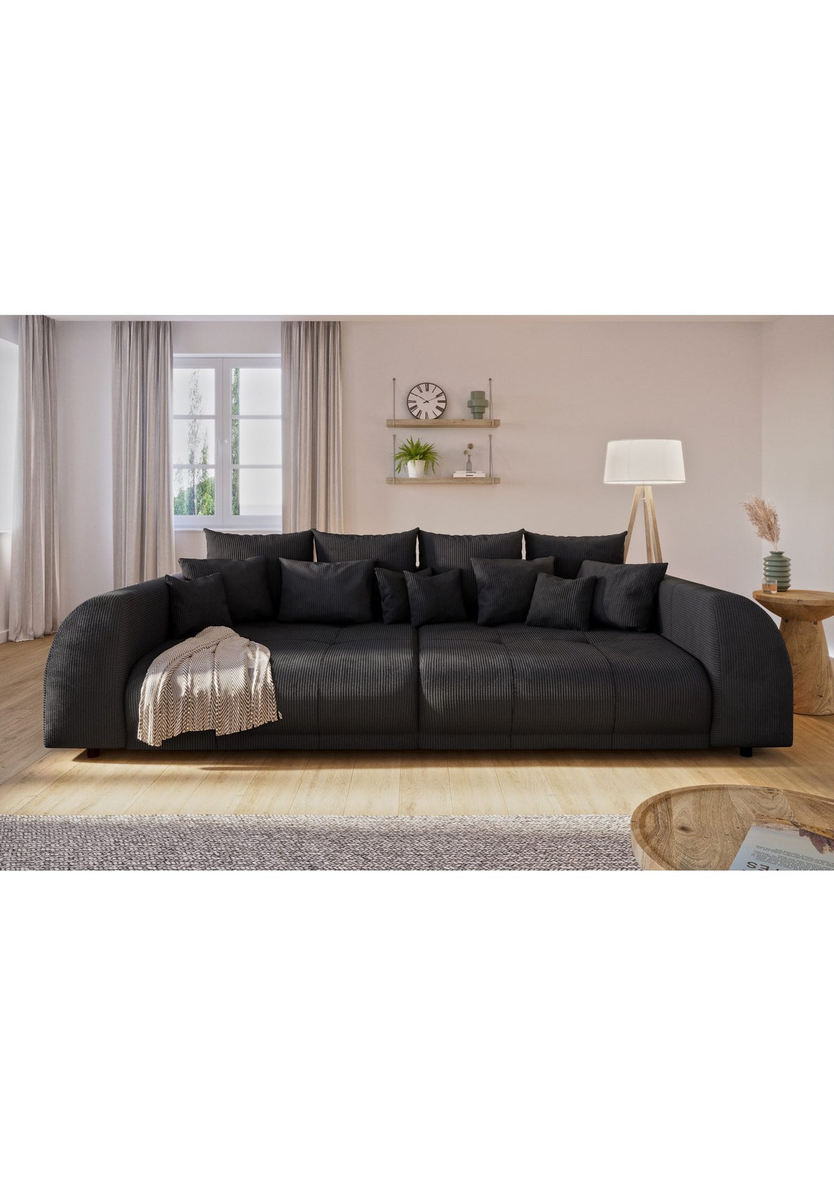 Big Sofa LEVANA seitliche Ansicht mit Armlehne